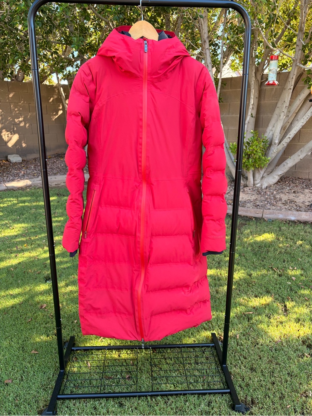 Lululemon Sleet Street Long Down Jacket - Dark Red - Women’s Size 10